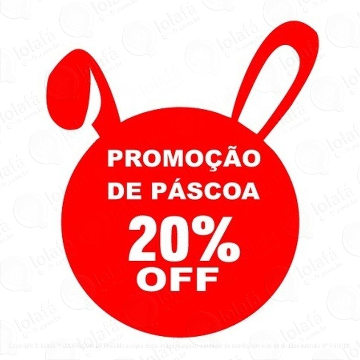 Adesivo Para Loja Páscoa Desc Atração Clientes Paredes Vidro Mod:5267