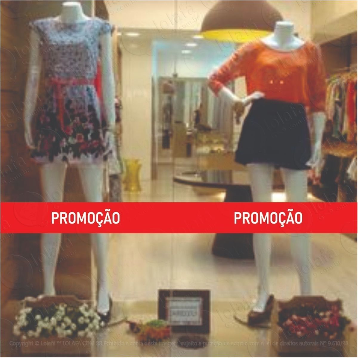 adesivo promoção faixa continua pra vitrine mod:5780