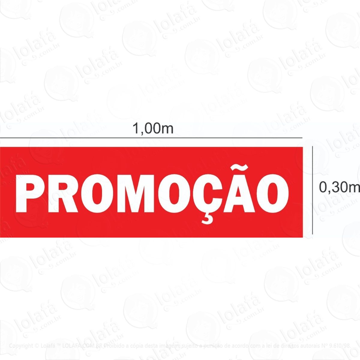 adesivo promoção para vitrine mod:5794