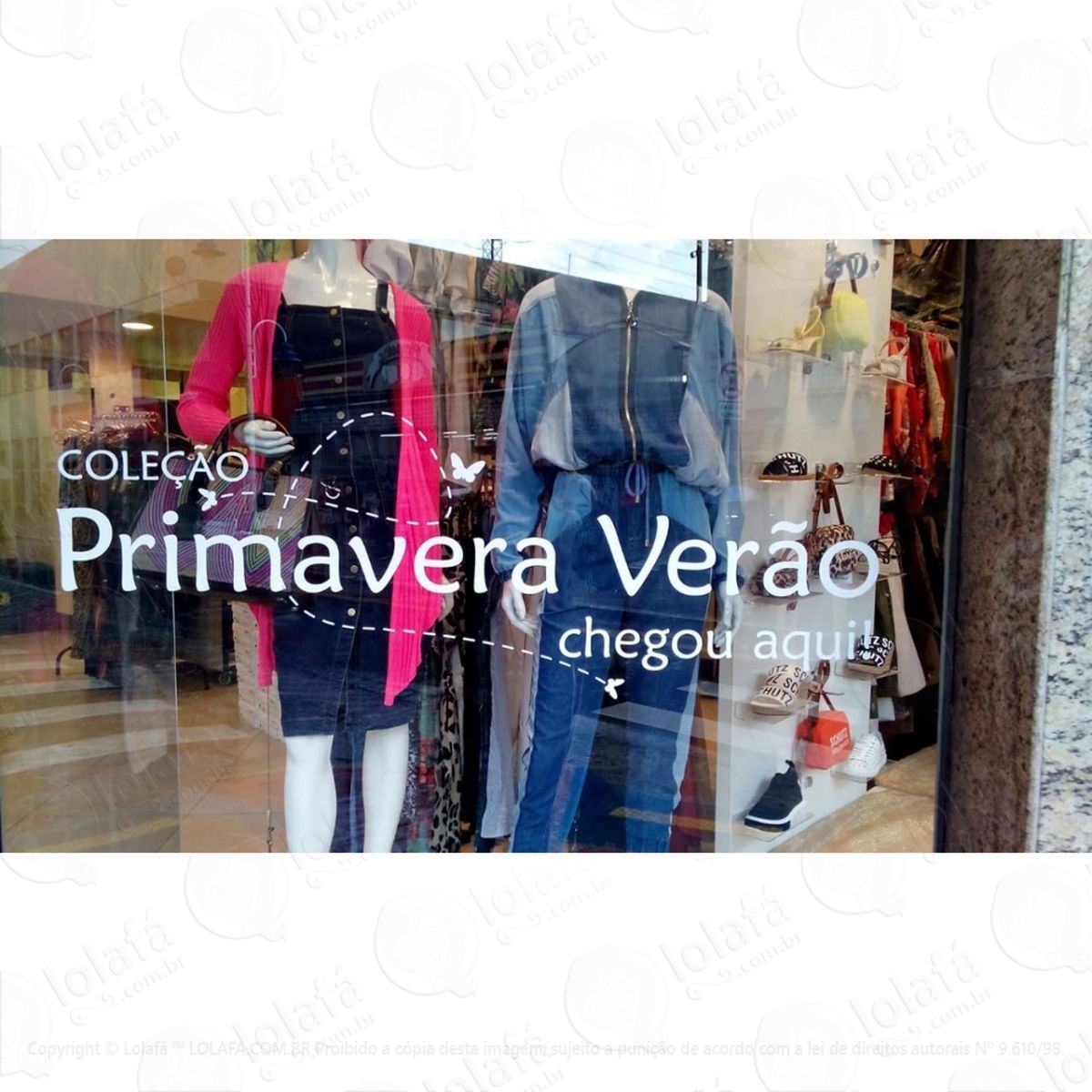 Adesivo Coleção Primavera Verão Chegou Aqui (vinil Recorte) Mod:5797