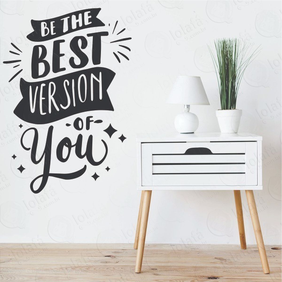 Adesivo Be The Best Version Of You Mod:5959