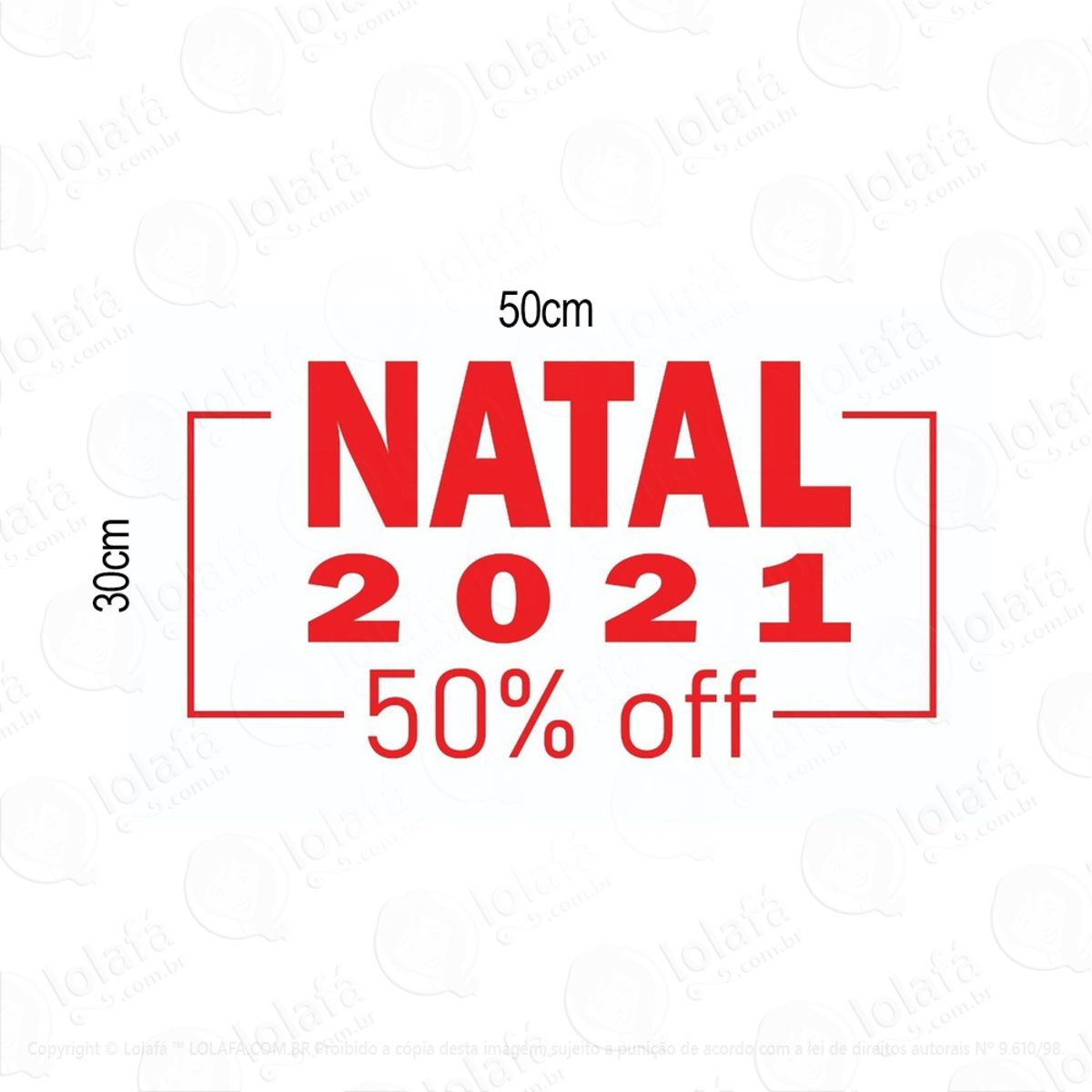 Adesivo Para Vitrine Natal Promoção Liquidação Mod:5998
