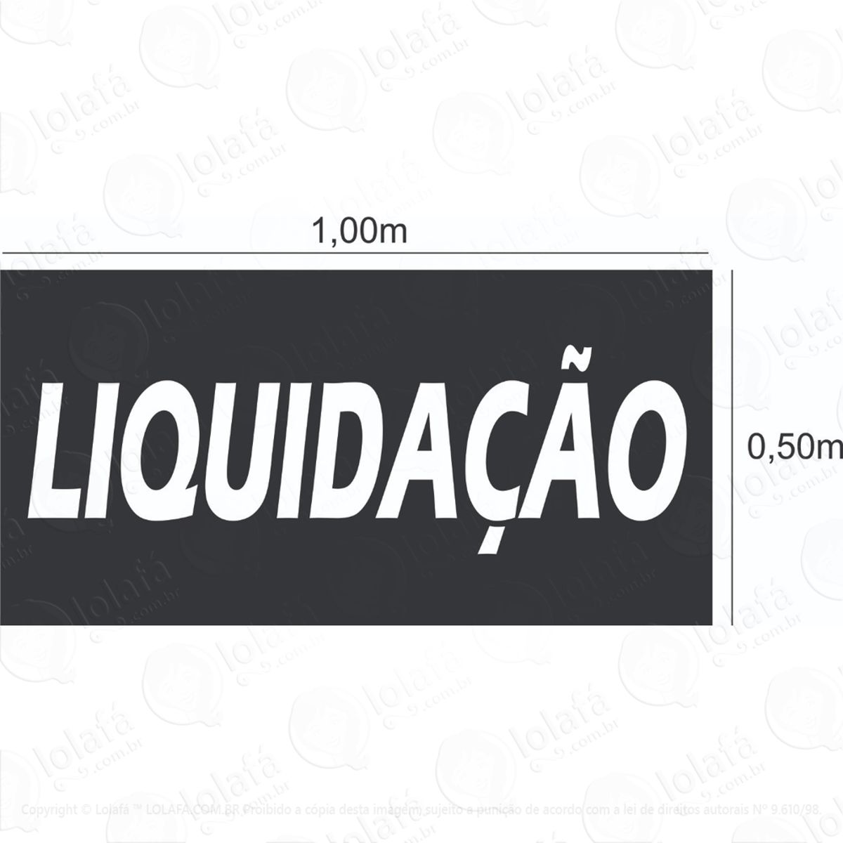 adesivo liquidação para vitrine mod:6000