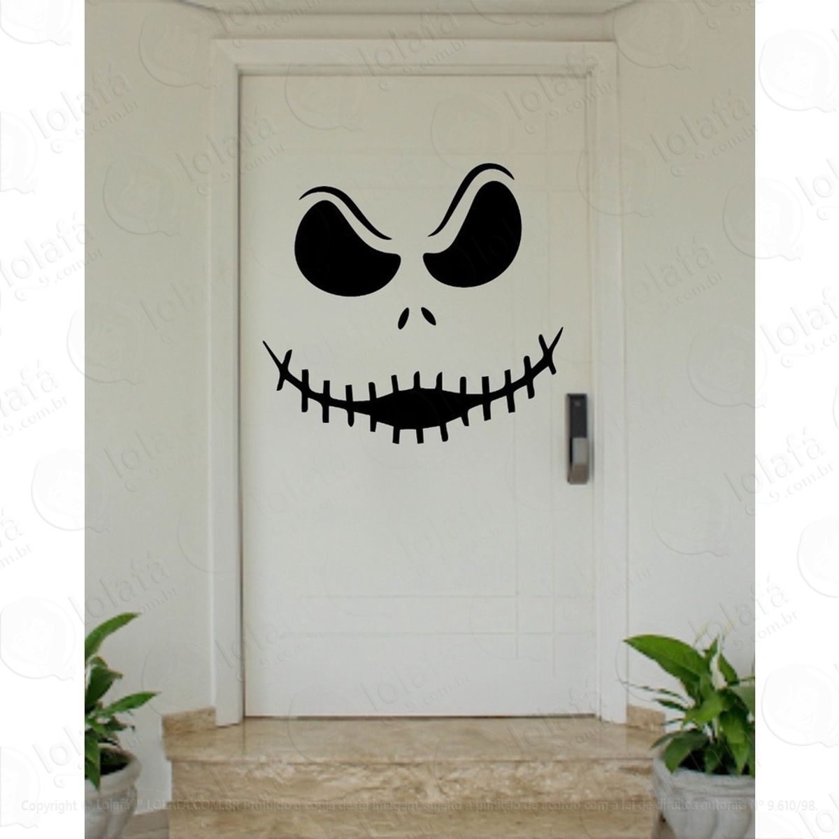 Adesivo De Parede Halloween Dia Das Bruxas Mod:6573