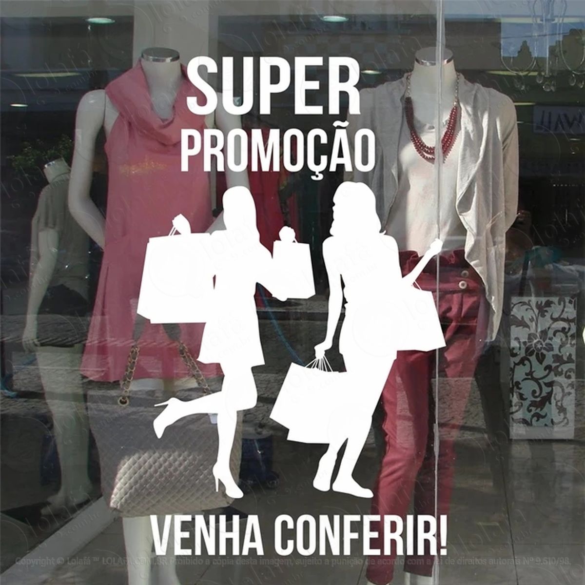 adesivo vitrine promoção mod:69