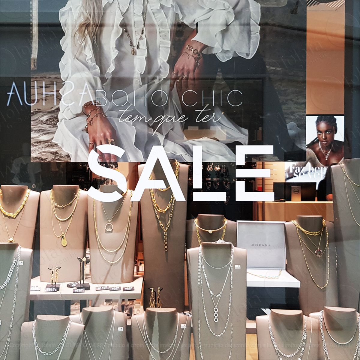 adesivo para vitrine sale promoção mod:78