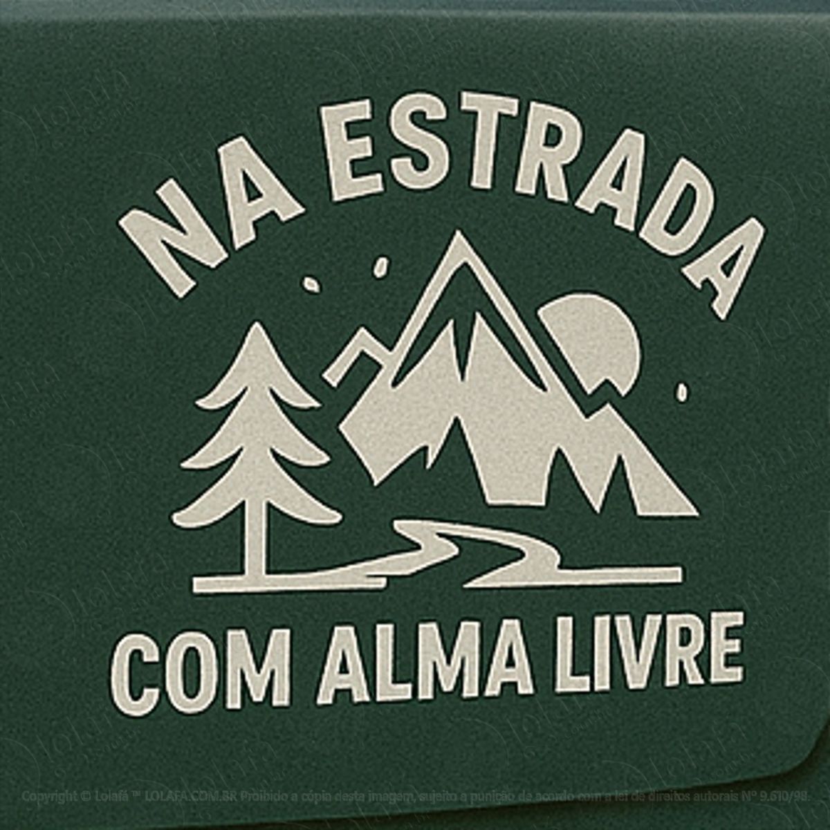 Na Estrada com Alma Livre Aventura Adesivos Para Carro Mod:90