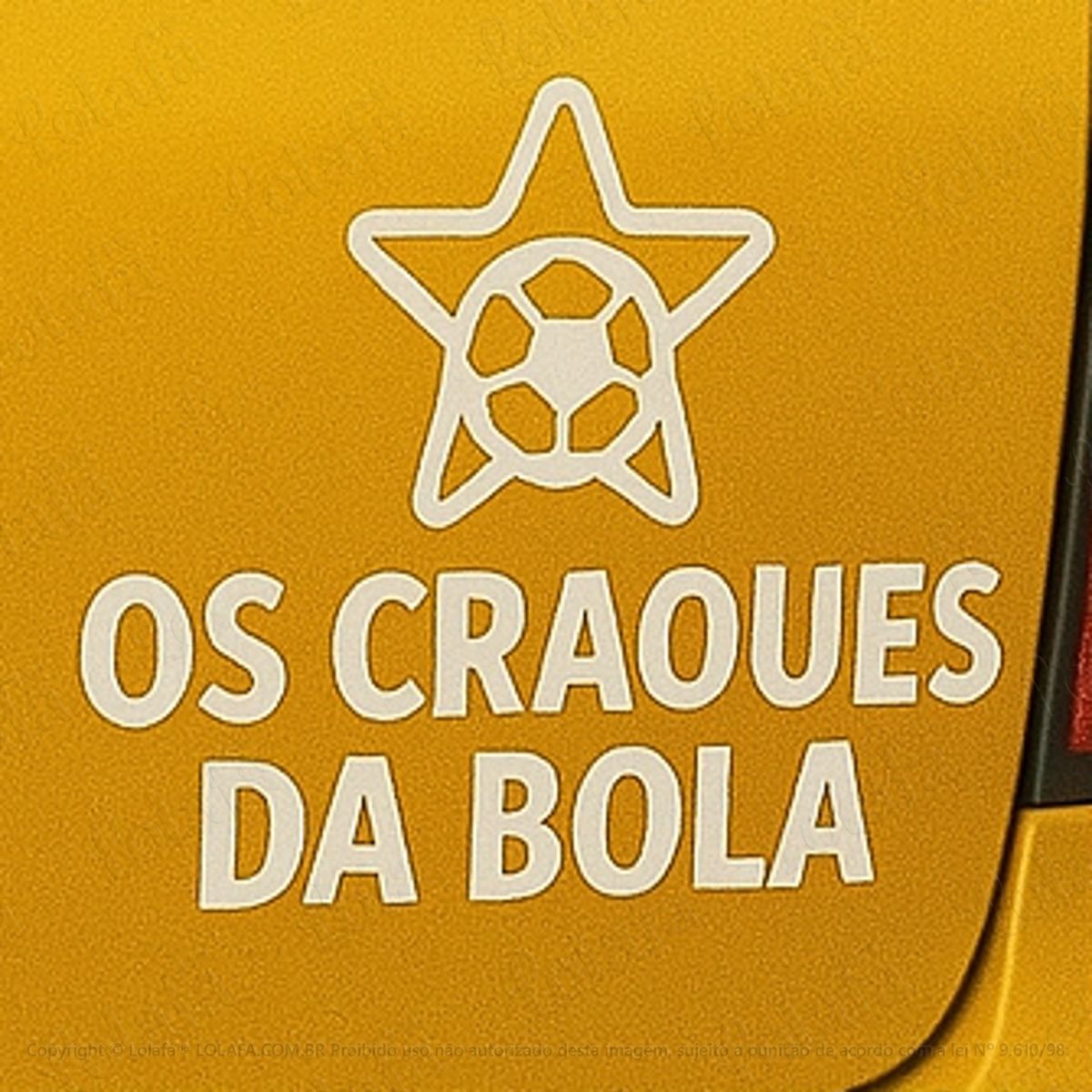 Os Craques da Bola Futebol Adesivos Para Carro Mod:109