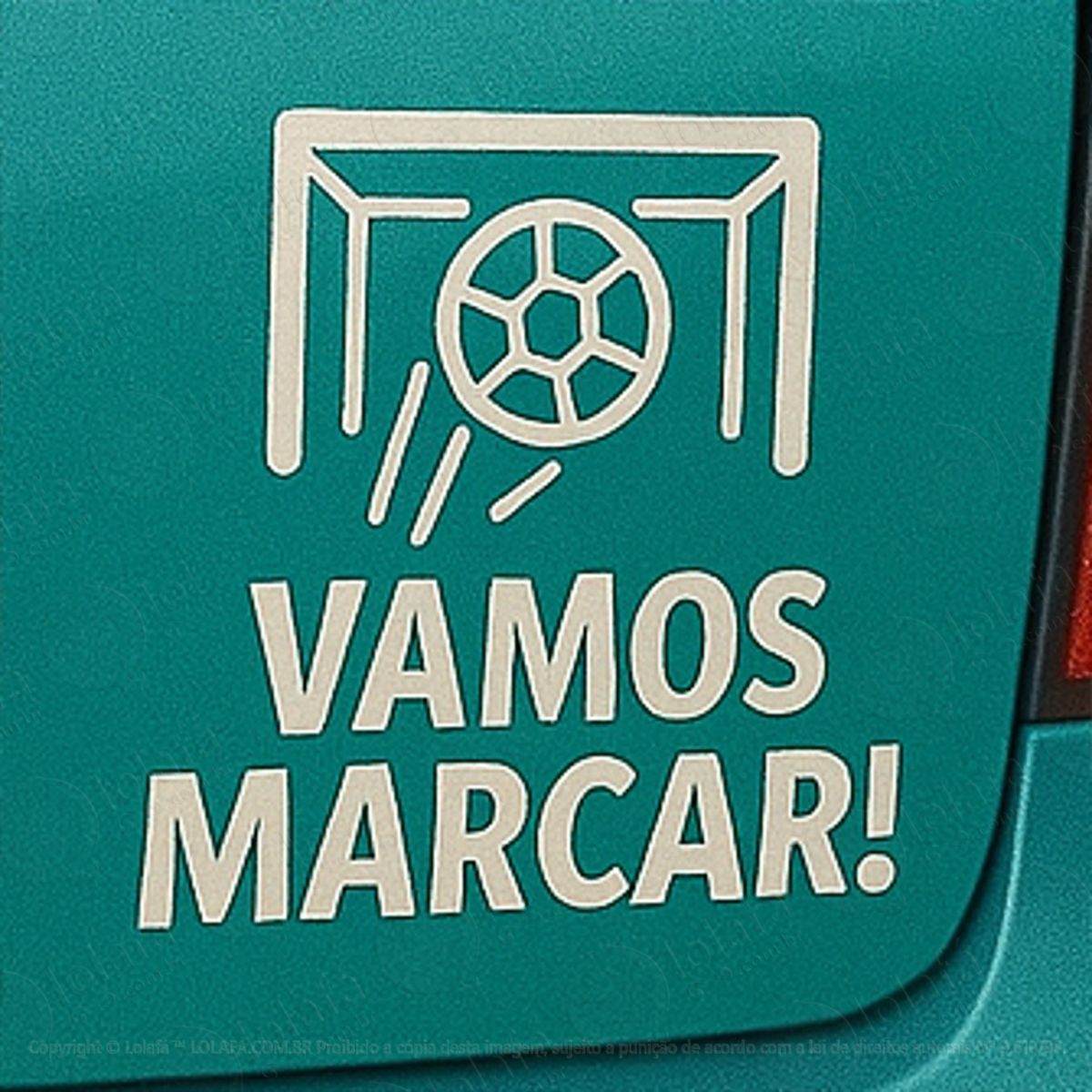 Vamos Marcar Futebol Adesivos Para Carro Mod:113