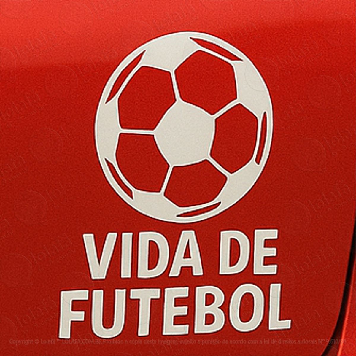 Vida de Futebol Adesivos Para Carro Mod:115