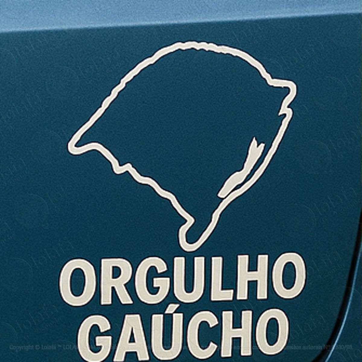 Rio Grande do Sul Orgulho Gaúcho Adesivos Para Carro Mod:116