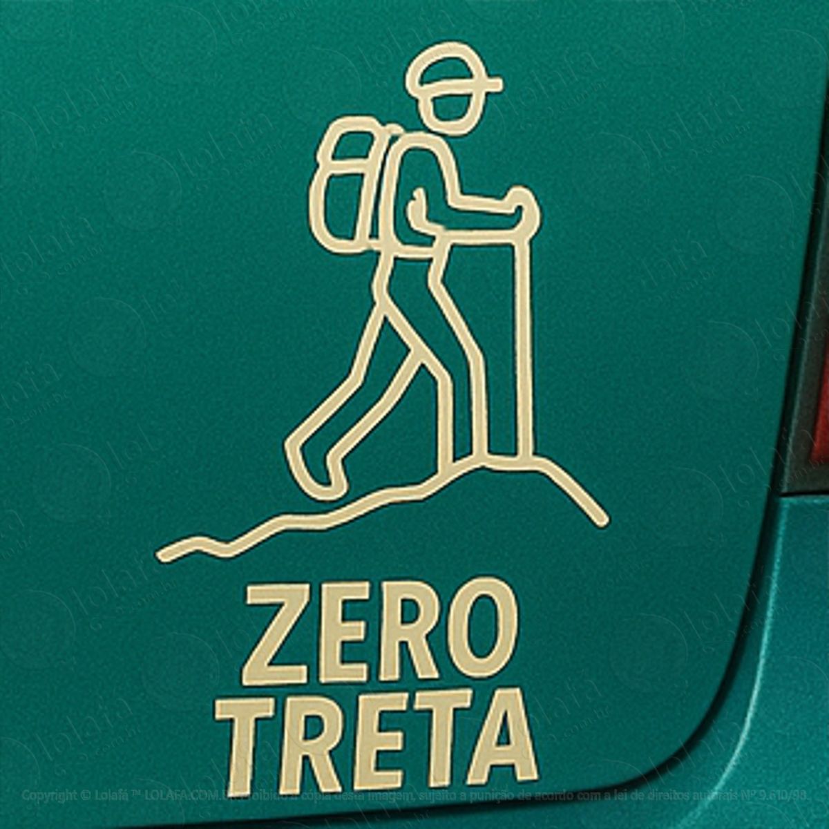 Trekikng Trilha Zero Treta Adesivos Para Carro Mod:117