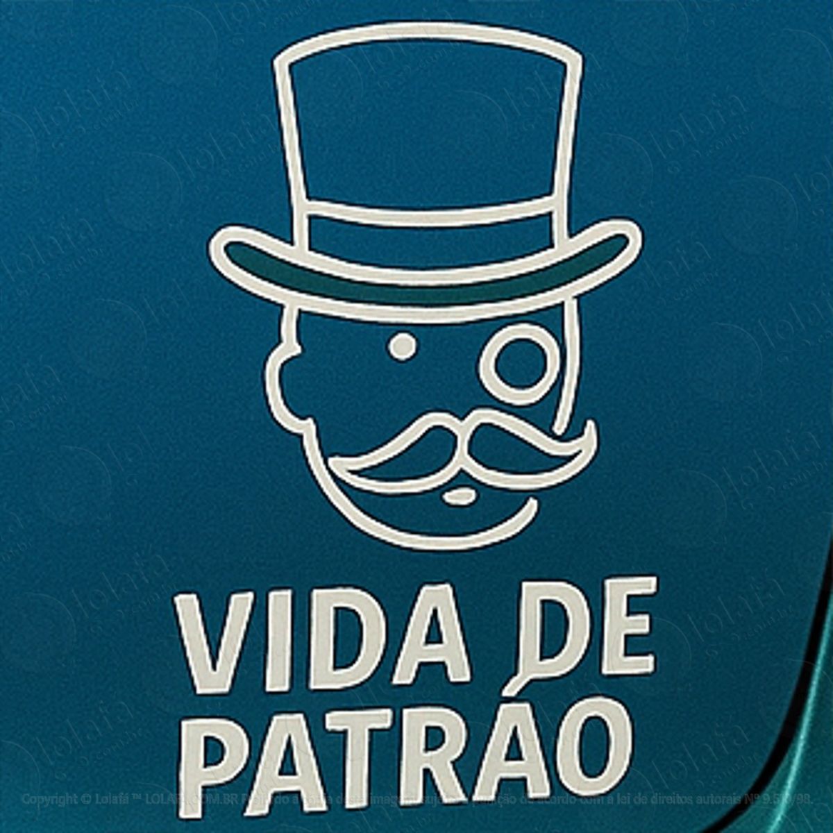 Vida de Patrão Adesivos Para Carro Mod:127