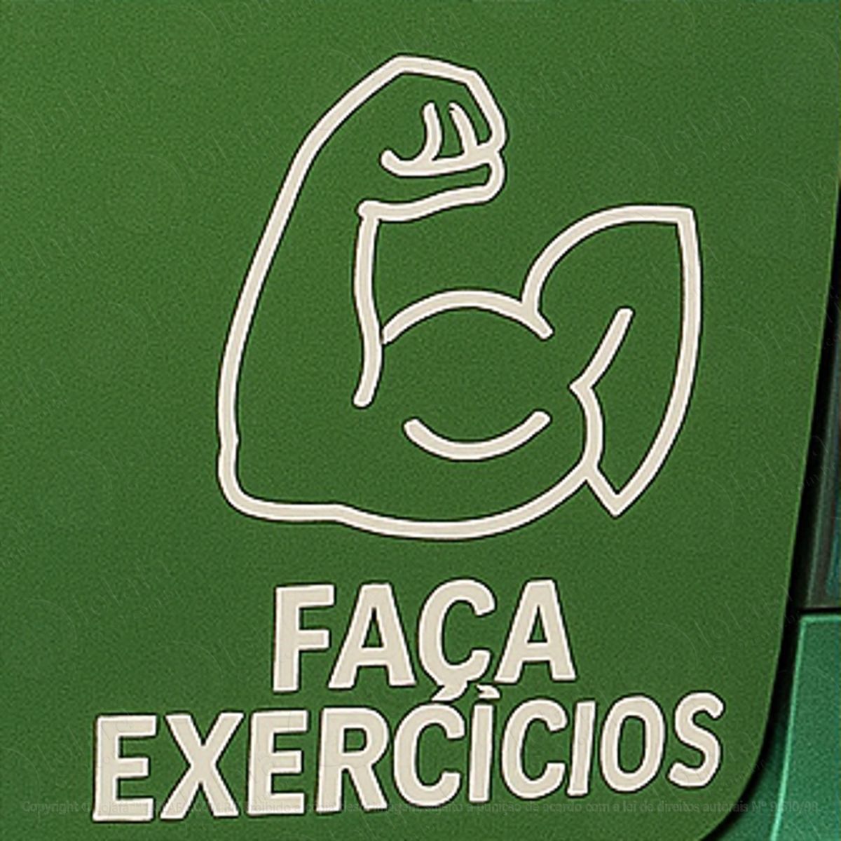 Faça Exercícios Academia Musculação Fitness Adesivos Para Carro Mod:131