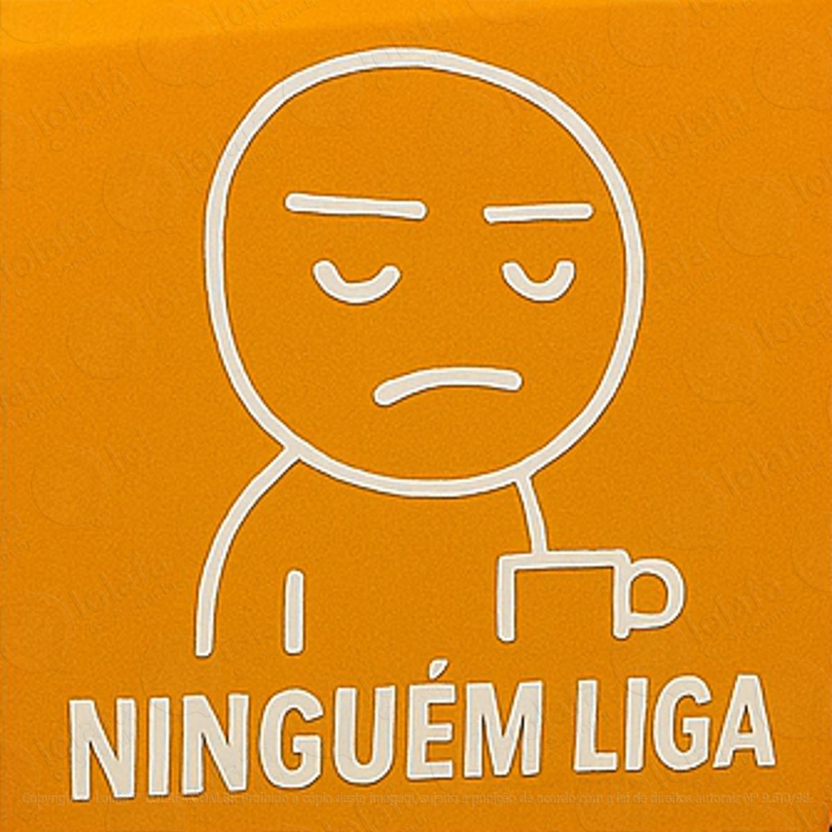 Meme Ninguém Liga Adesivos Para Carro Mod:135