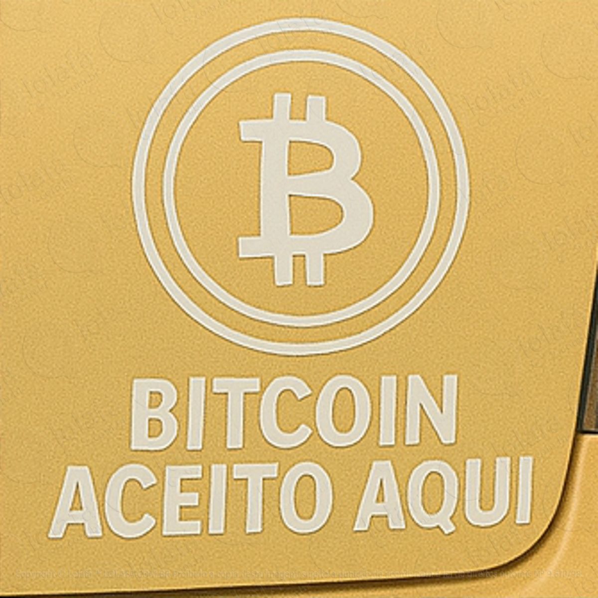 Bitcoin Aceito Aqui Adesivos Para Carro Mod:143