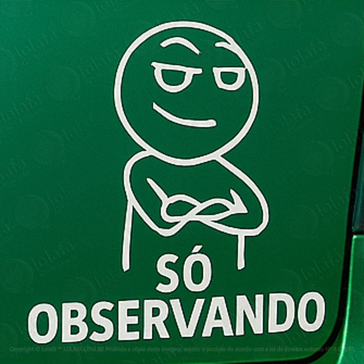 Meme Legal Só Observando Adesivos Para Carro Mod:148