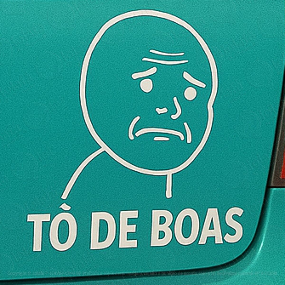 Troll Face Meme Tô de Boas Adesivos Para Carro Mod:156