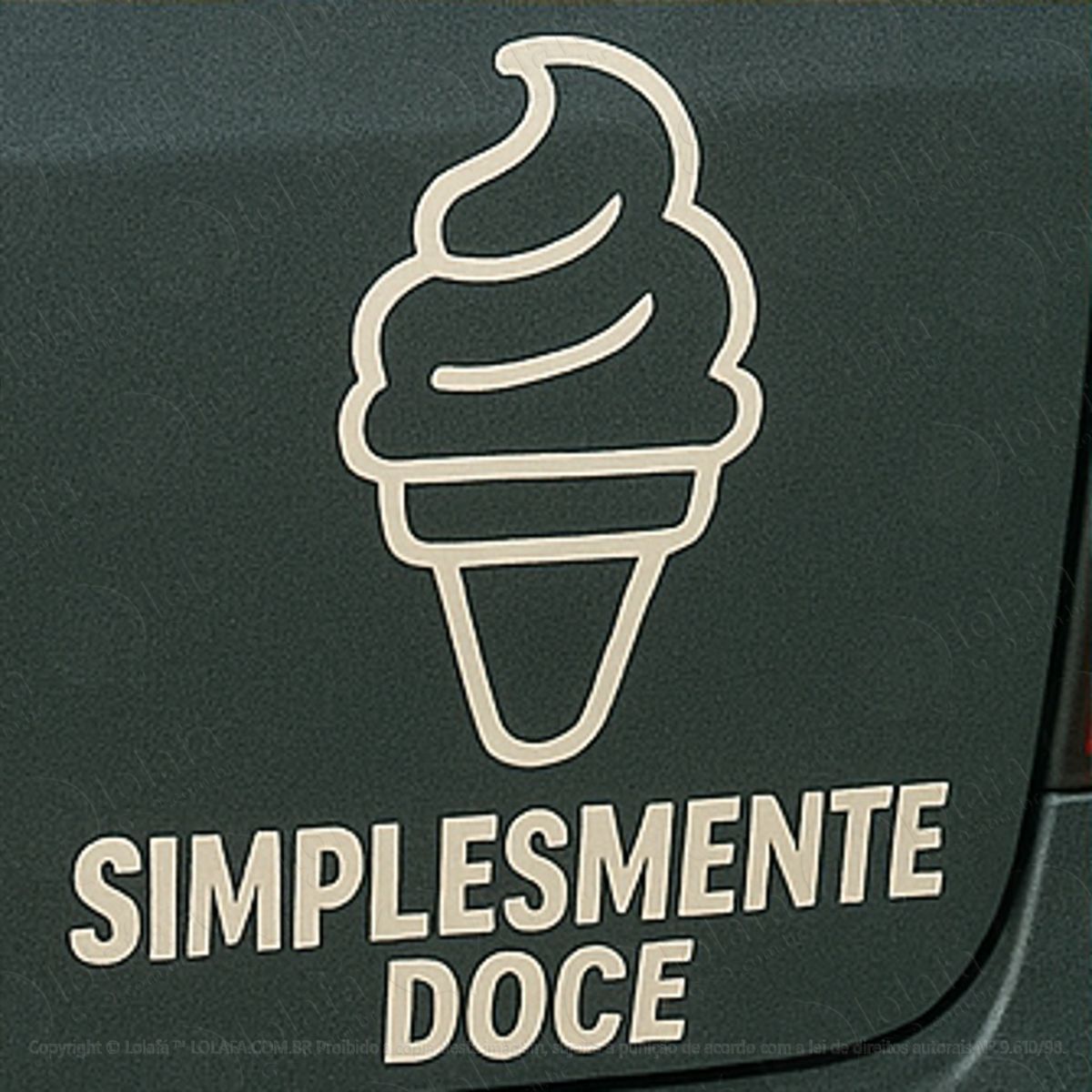 Simplesmente Doce Adesivos Para Carro Mod:159