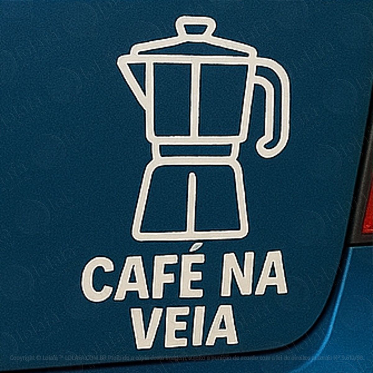 Café na Veia Adesivos Para Carro Mod:190