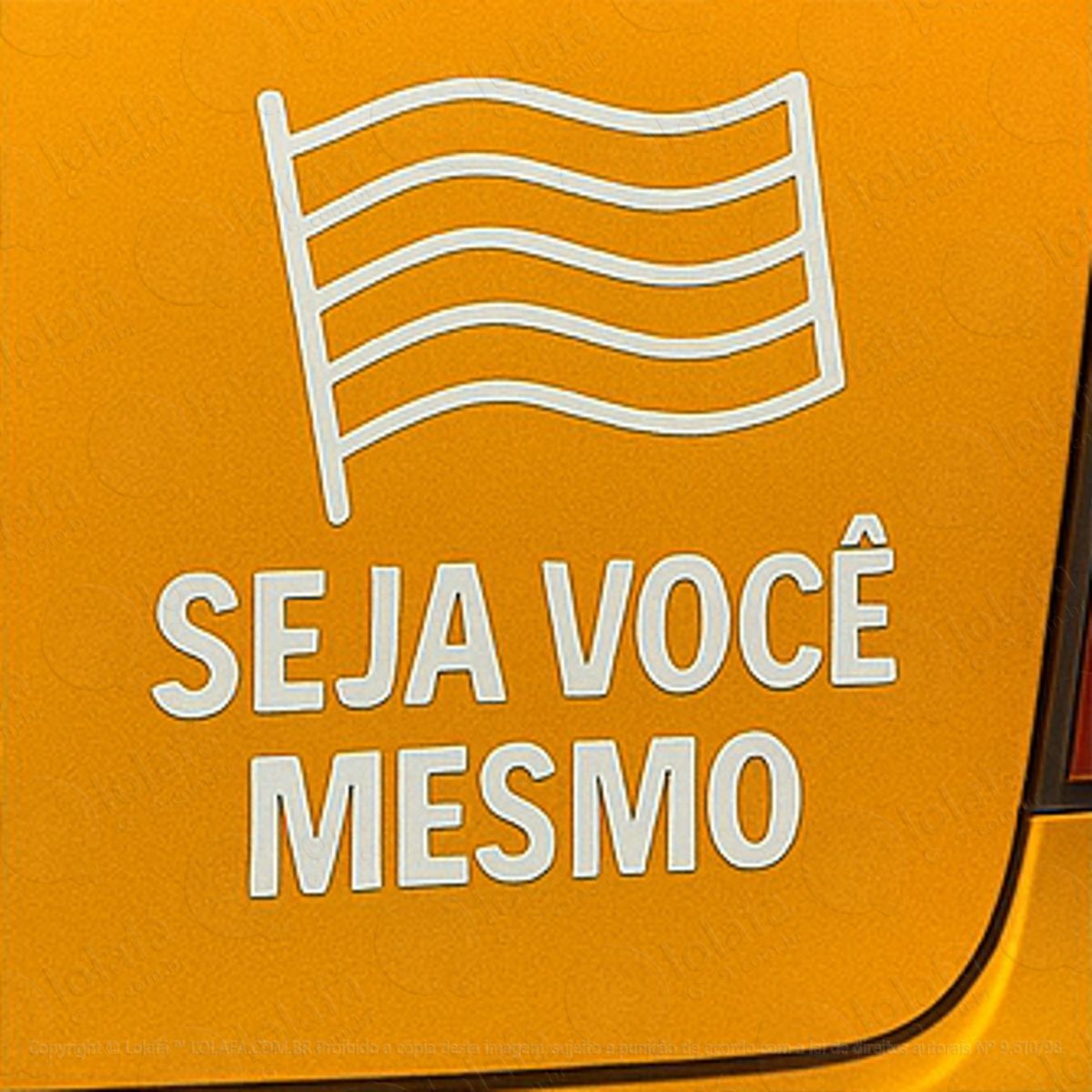 Pride Seja Você Mesmo Adesivos Para Carro Mod:208