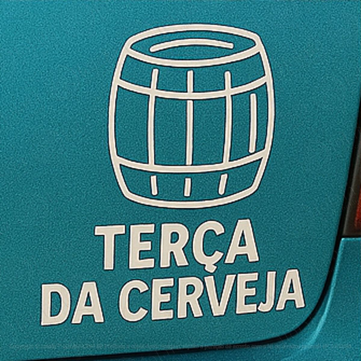 Terça da Cerveja Adesivos Para Carro Mod:221