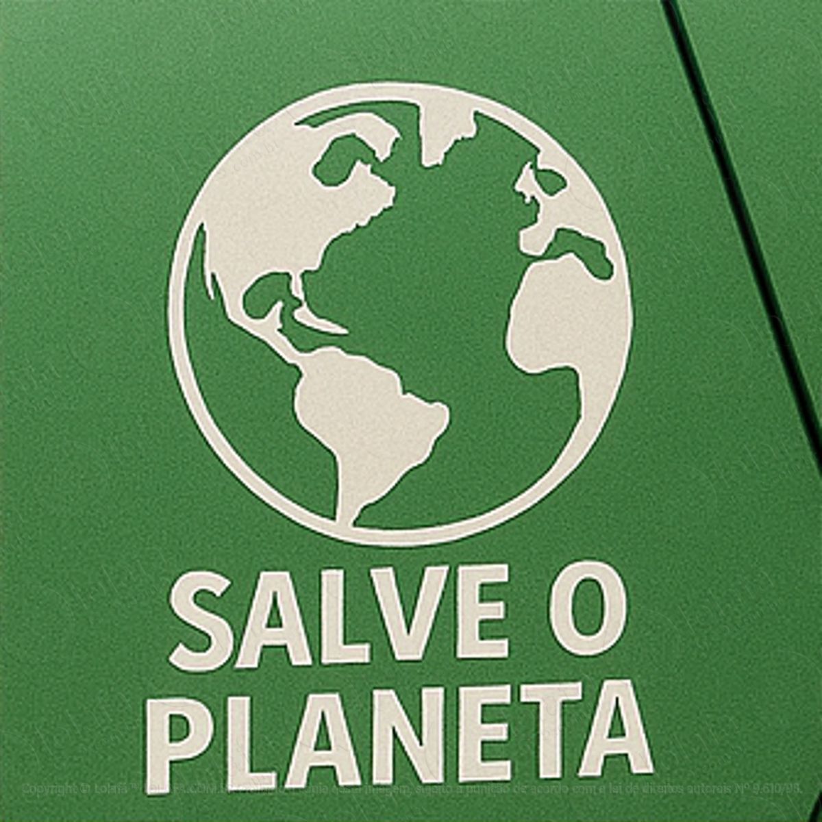 Salve o Planeta Adesivos Para Carro Mod:224