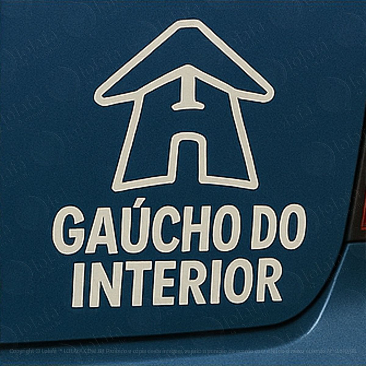 Gaúcho do Interior Adesivos Para Carro Mod:262