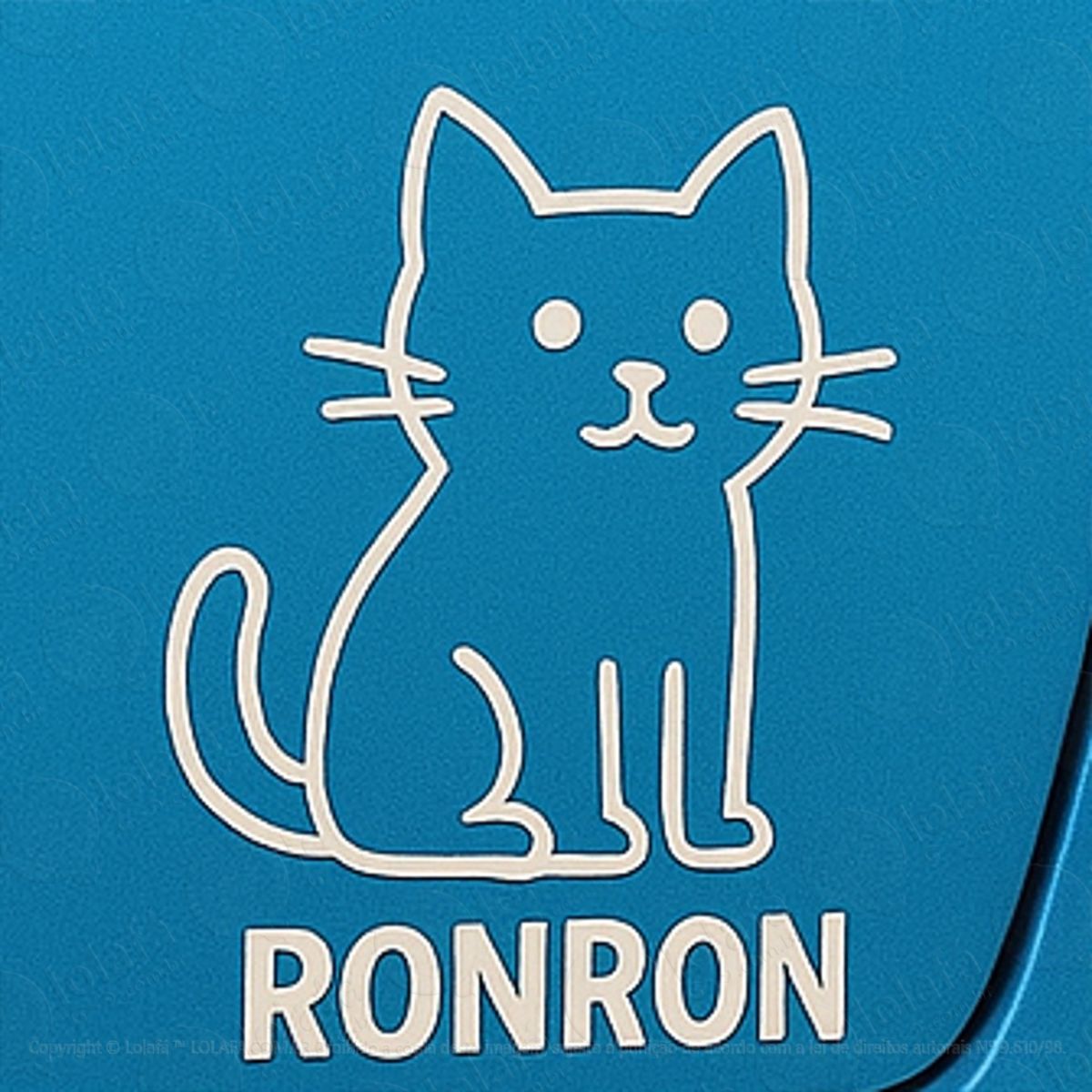 Pet Gato Ronron Adesivos Para Carro Mod:324