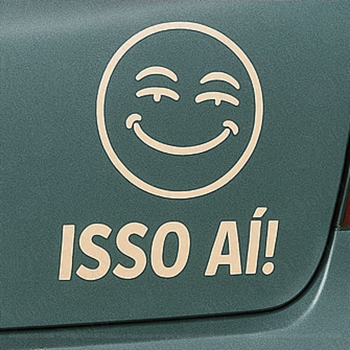 Emoji Feliz Isso Aí Adesivos Para Carro Mod:332