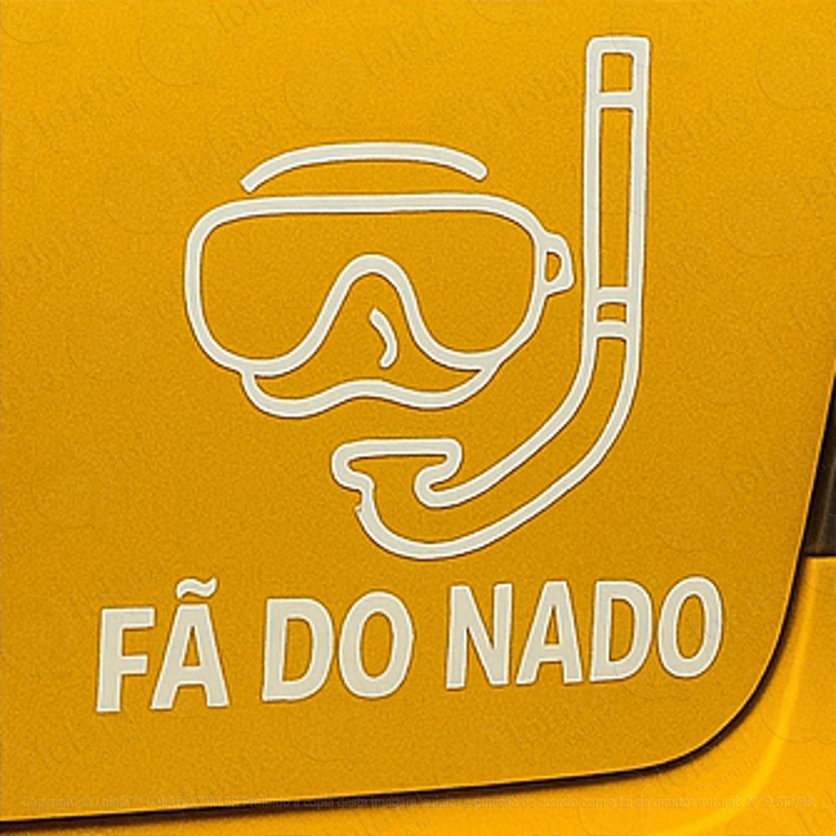 Fã do Nado Natação Adesivos Para Carro Mod:346