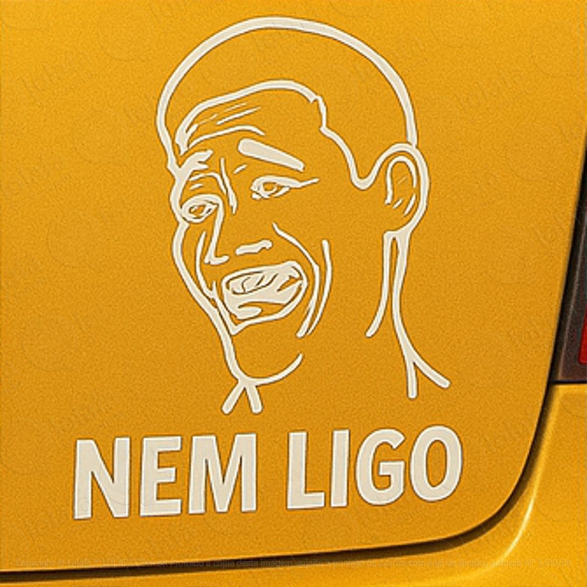 Troll Face Meme Nem Ligo Adesivos Para Carro Mod:359