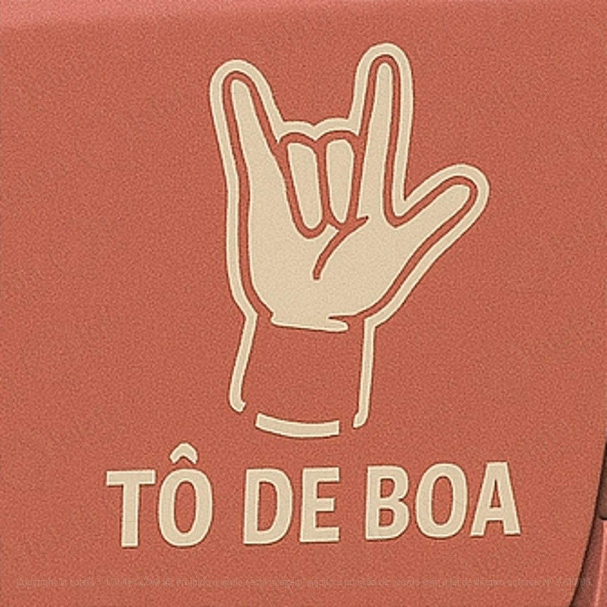 Tô de Boa Mãozinha Rock Adesivos Para Carro Mod:386
