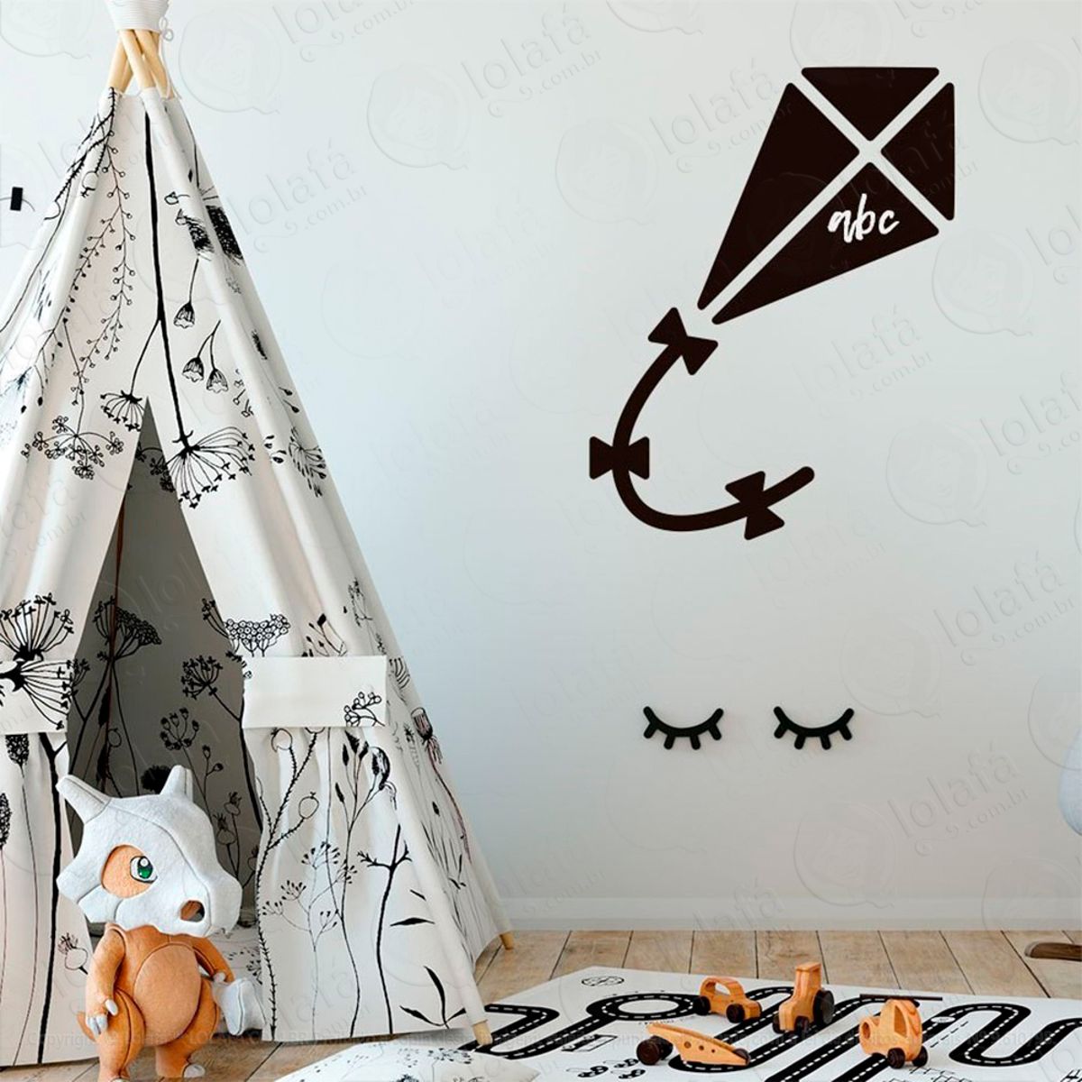 Pipa Adesivo Lousa Quadro Negro de Parede para Escrever com Giz Mod:173