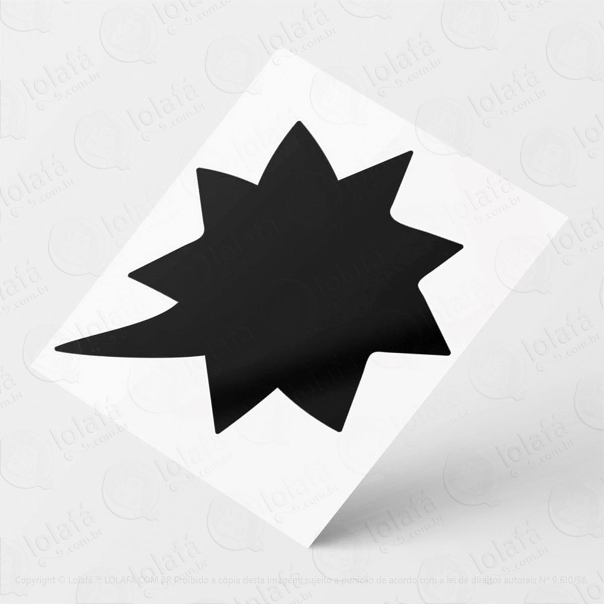 Balão Adesivo Lousa Quadro Negro de Parede para Escrever com Giz Mod:180
