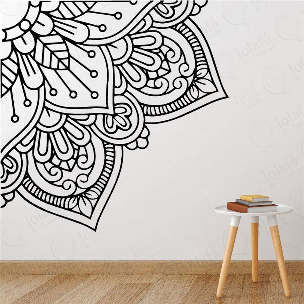 Mandala Da Sabedoria Adesivo de Parede Decorativo para Casa, Quarto, Sala e Vidro Mod:5