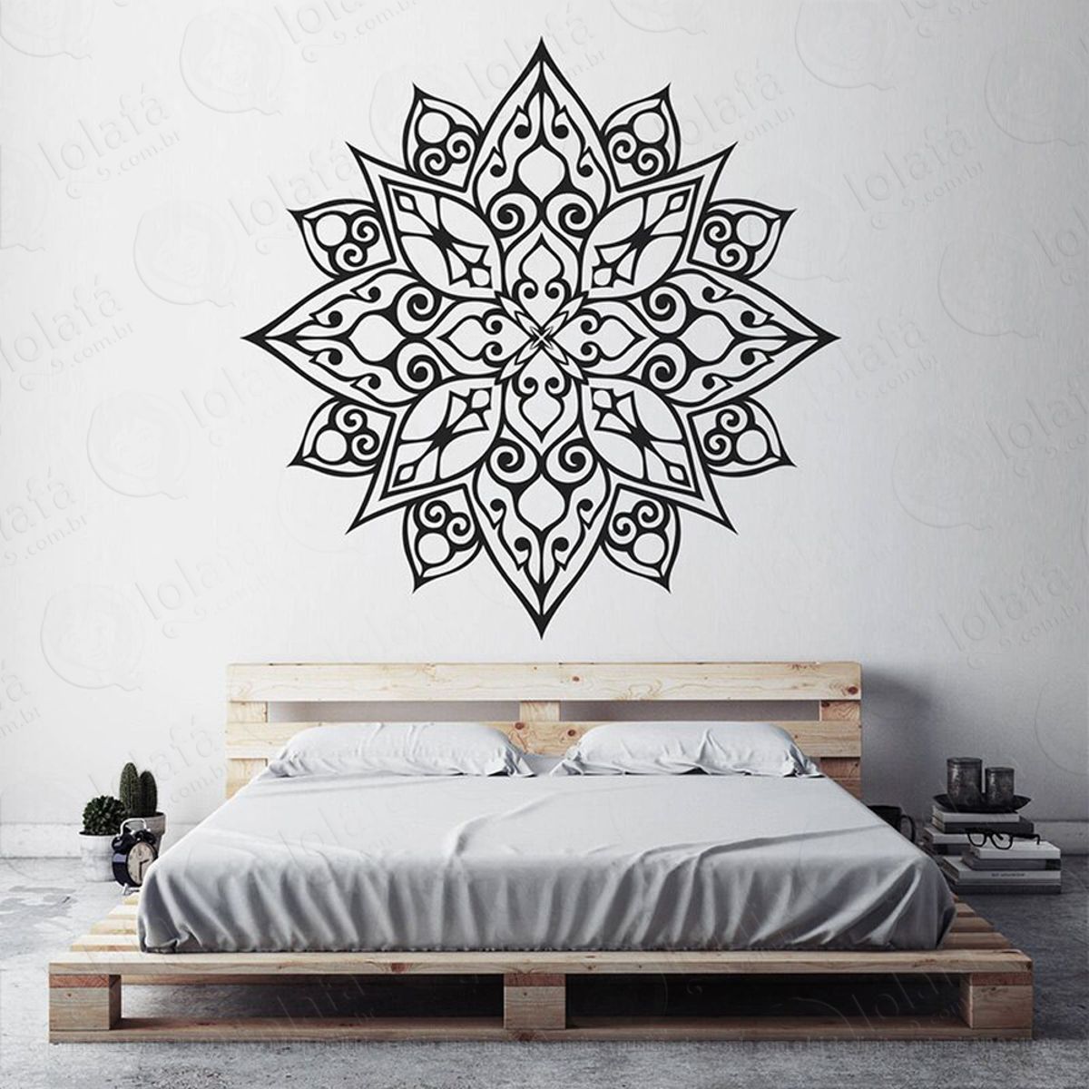 Mandala Para Sucesso na Vida Adesivo de Parede Decorativo para Casa, Quarto, Sala e Vidro Mod:32