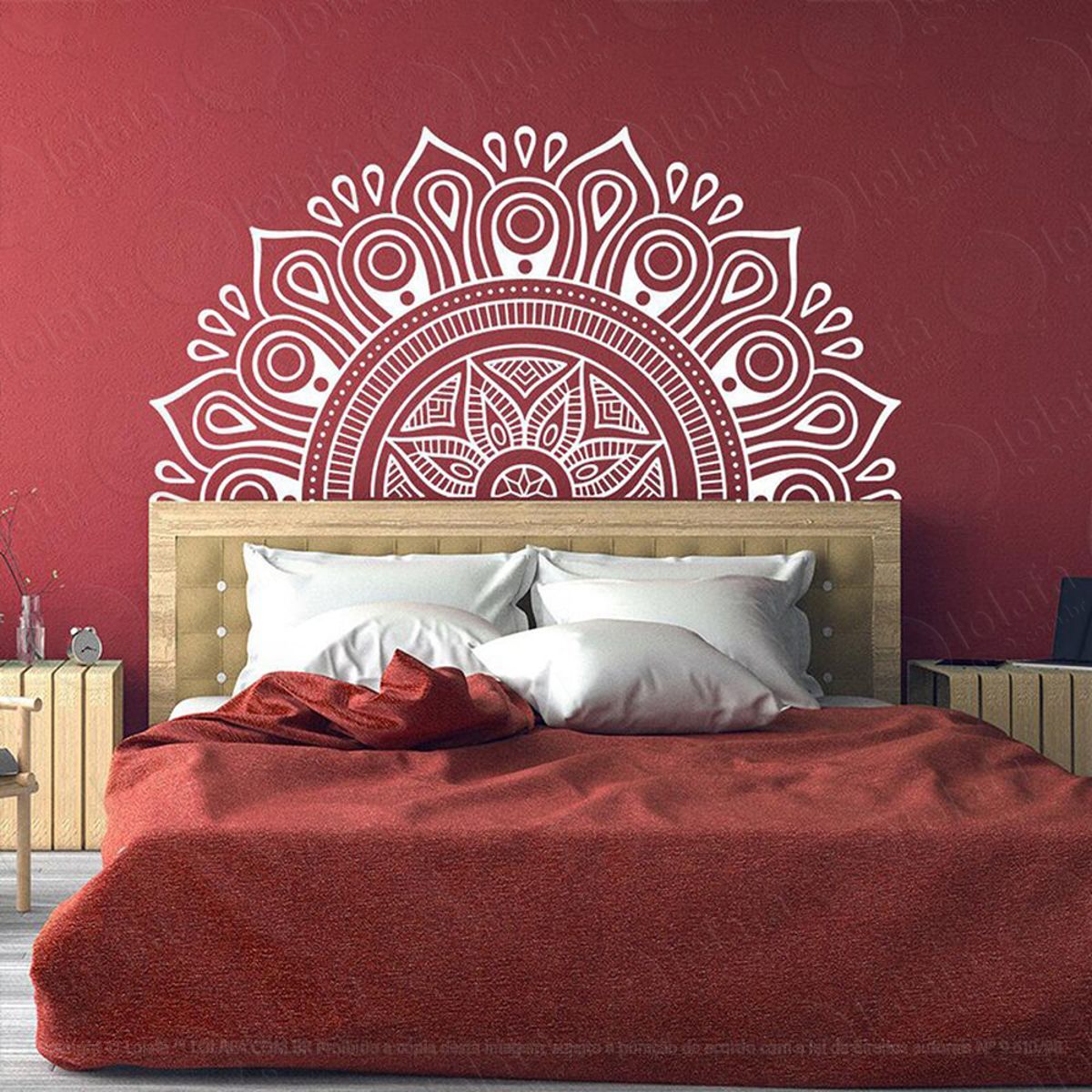 Mandala Da Resiliência Adesivo de Parede Decorativo para Casa, Quarto, Sala e Vidro Mod:38