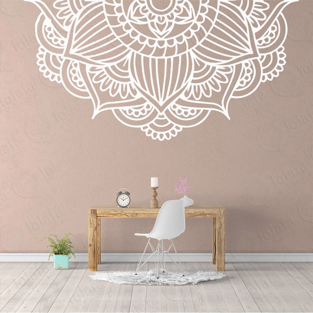 Mandala Para Atrair Energias Positivas Adesivo de Parede Decorativo para Casa, Quarto, Sala e Vidro Mod:40