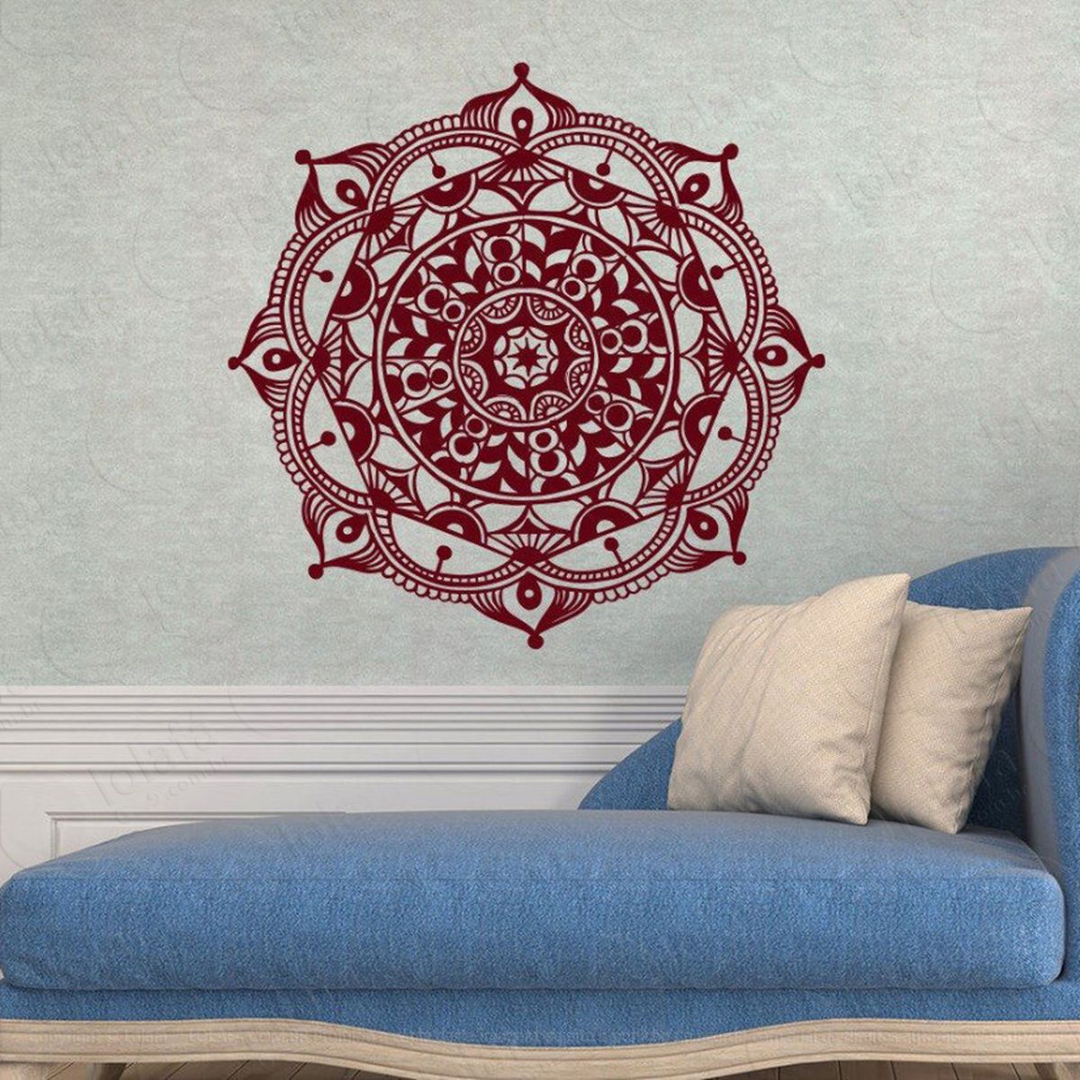 Mandala Seja Recomeço Adesivo de Parede Decorativo para Casa, Quarto, Sala e Vidro Mod:127