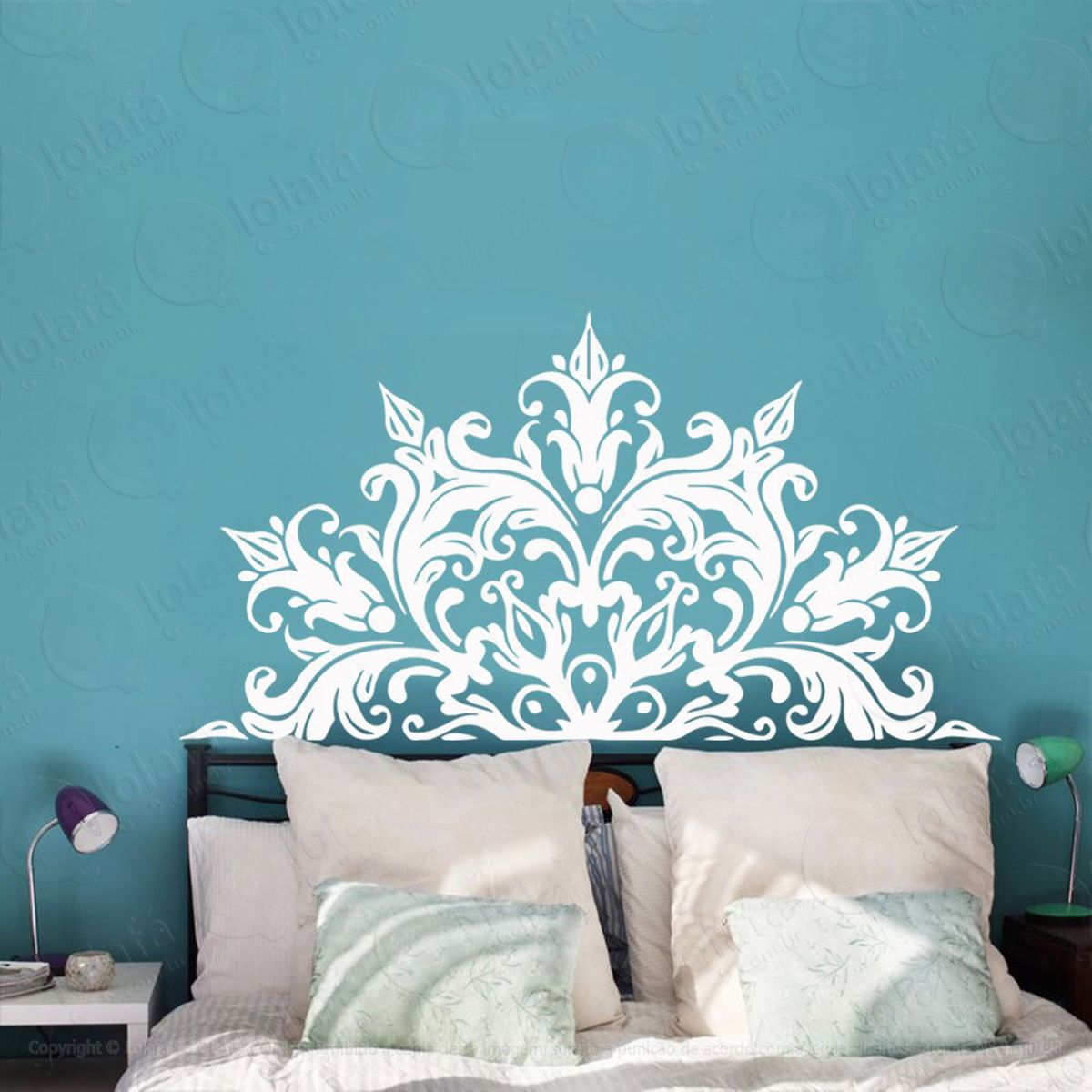 Mandala Para Atrair o Amor Adesivo de Parede Decorativo para Casa, Quarto, Sala e Vidro Mod:131