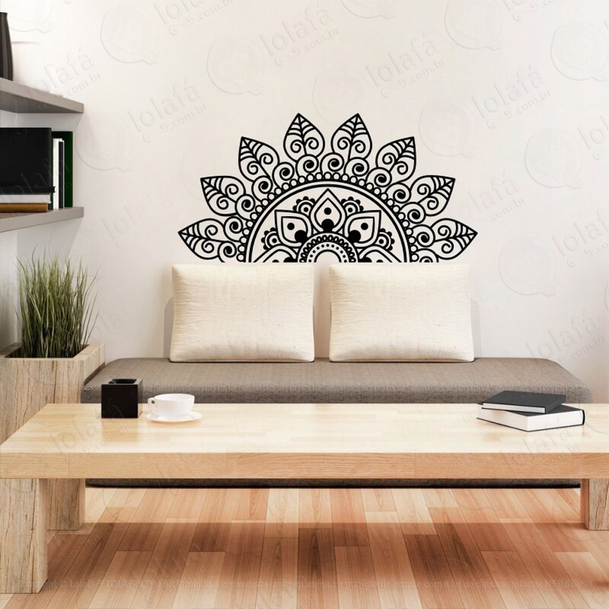 Mandala Da Prosperidade Adesivo de Parede Decorativo para Casa, Quarto, Sala e Vidro Mod:142
