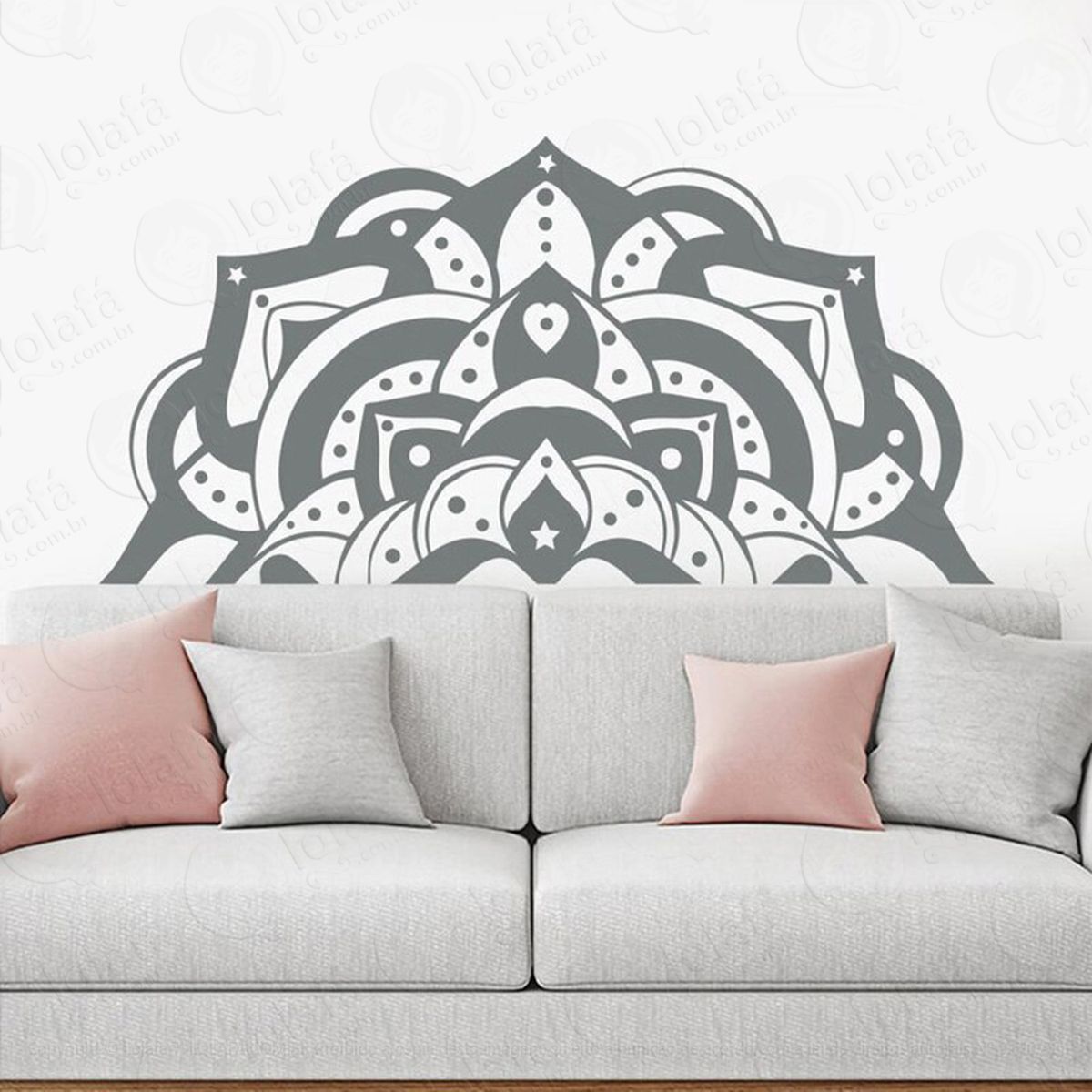 Mandala Para Proteção do Lar Adesivo de Parede Decorativo para Casa, Quarto, Sala e Vidro Mod:212