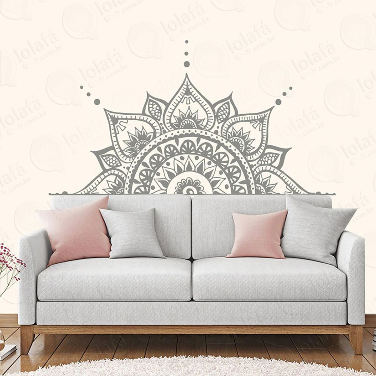 Mandala Para Sucesso na Vida Adesivo de Parede Decorativo para Casa, Quarto, Sala e Vidro Mod:231