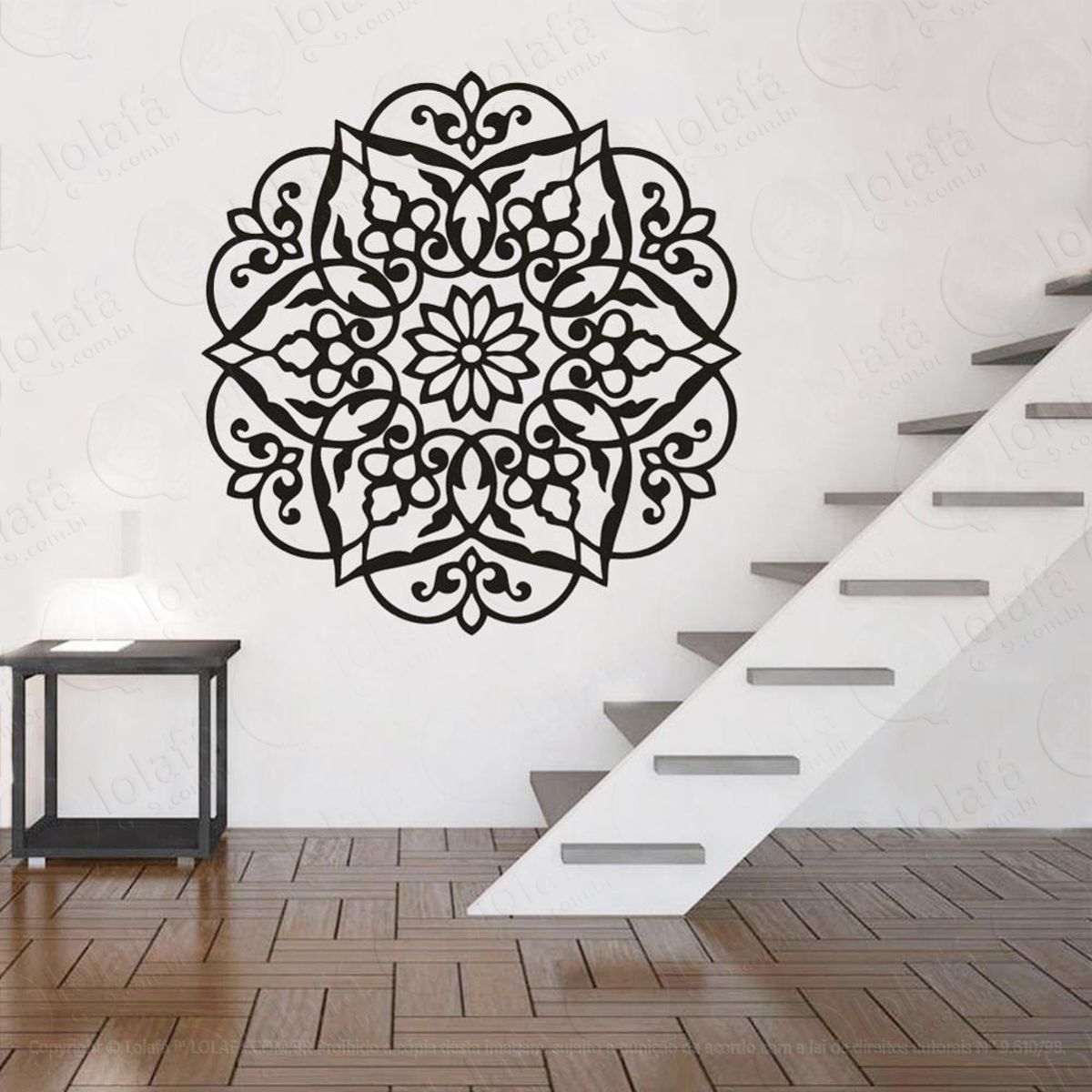 Mandala Para Atrair Dinheiro Adesivo de Parede Decorativo para Casa, Quarto, Sala e Vidro Mod:244