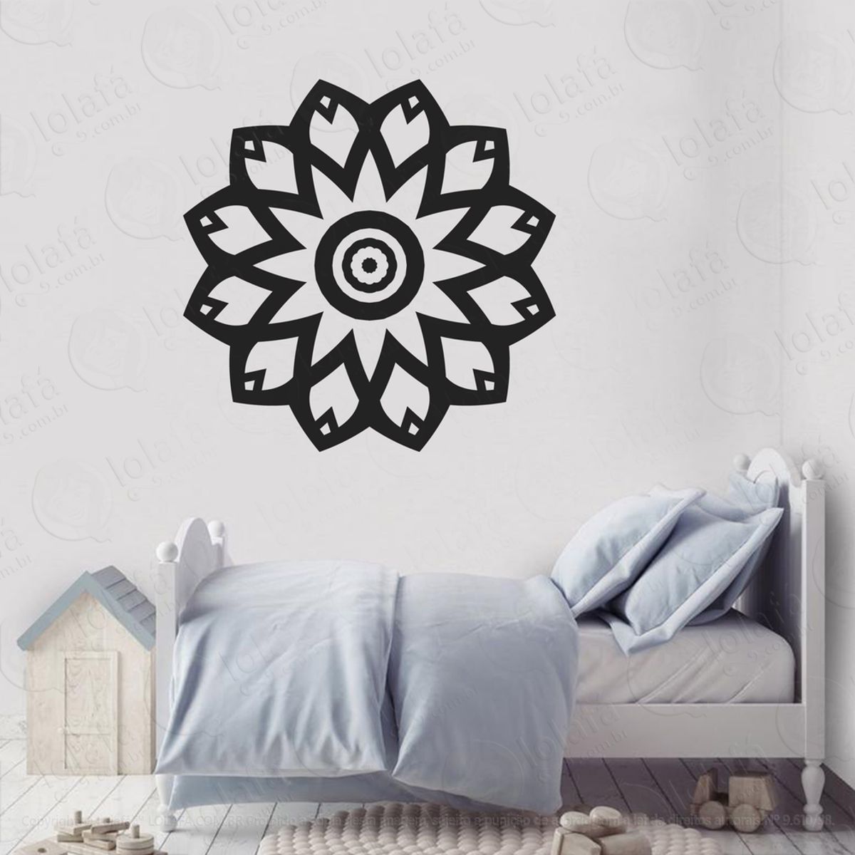 Mandala Para Proteção Adesivo de Parede Decorativo para Casa, Quarto, Sala e Vidro Mod:255