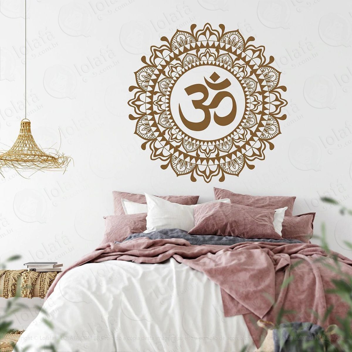 Mandala Para Cultivar o Equilíbrio Adesivo de Parede Decorativo para Casa, Quarto, Sala e Vidro Mod:297