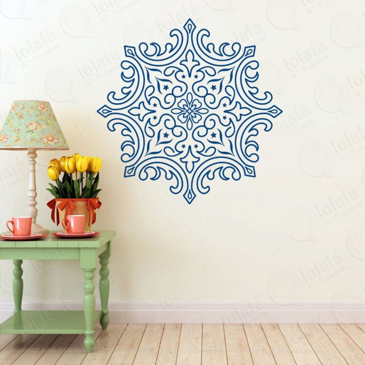 Mandala Seja Bondade Adesivo de Parede Decorativo para Casa, Quarto, Sala e Vidro Mod:318