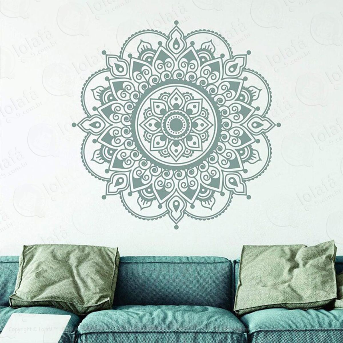 Mandala Para Abrir Caminhos Adesivo de Parede Decorativo para Casa, Quarto, Sala e Vidro Mod:330