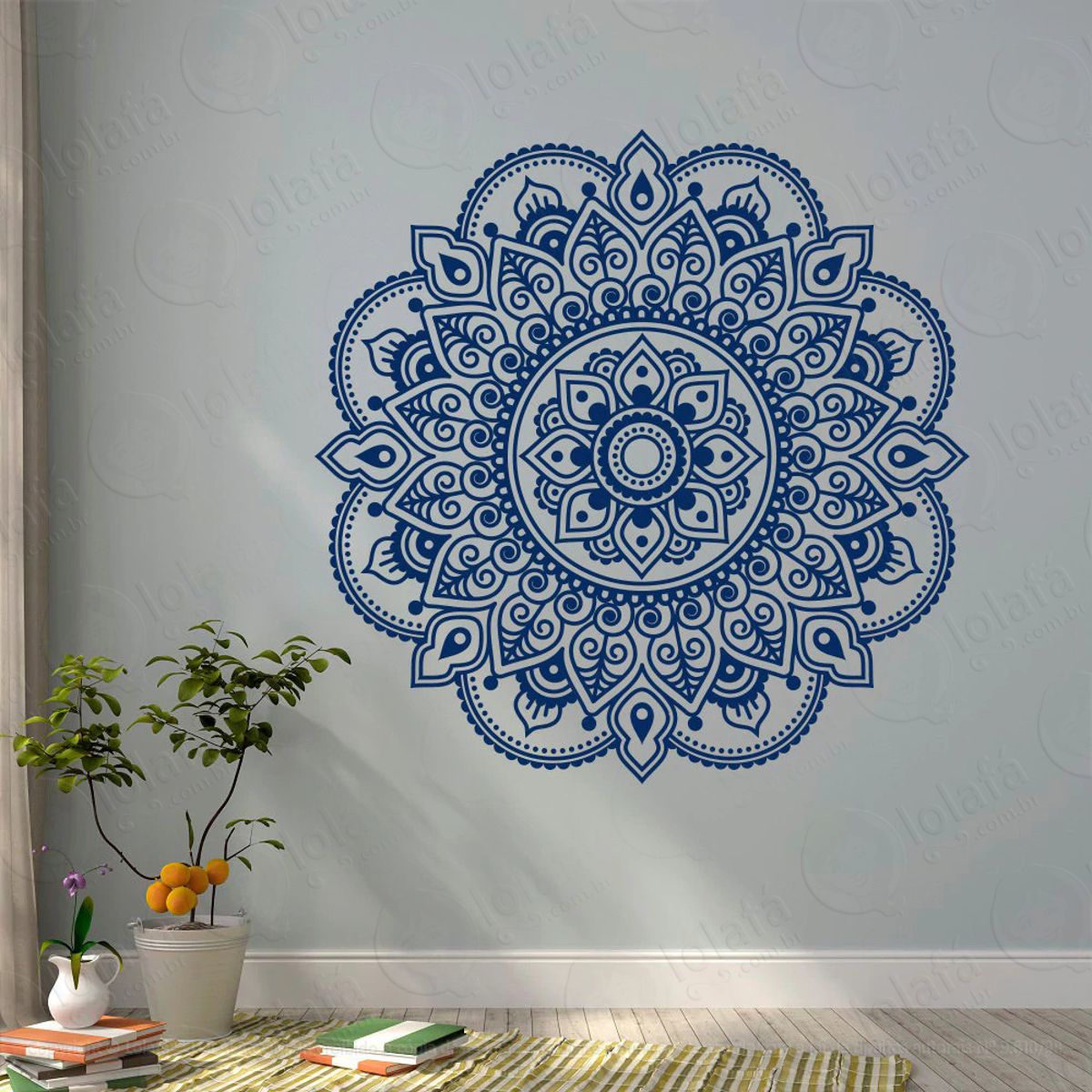 Mandala Para Abrir Caminhos Adesivo de Parede Decorativo para Casa, Quarto, Sala e Vidro Mod:332
